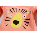 ropa interior infantil al por mayor 2015 trajes de bebé ropa para niños conjuntos de ropa con leones impresos